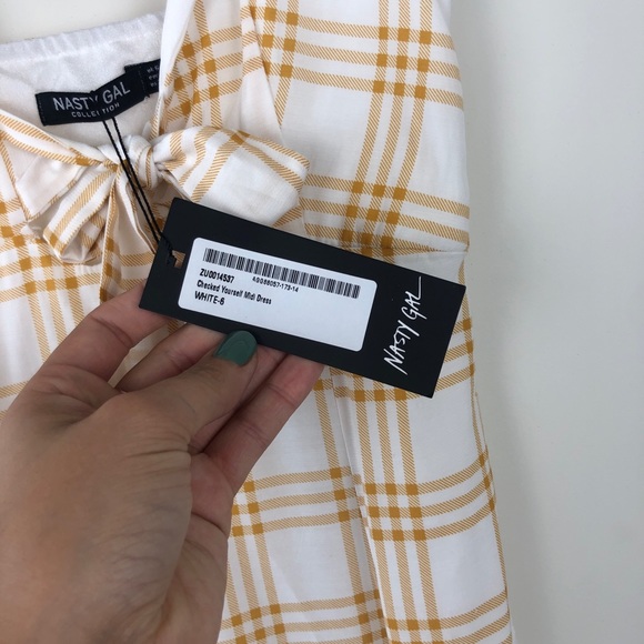 NWT Nasty Gal ‘Checked yourself’ dress size 2 - Picture 5 of 8